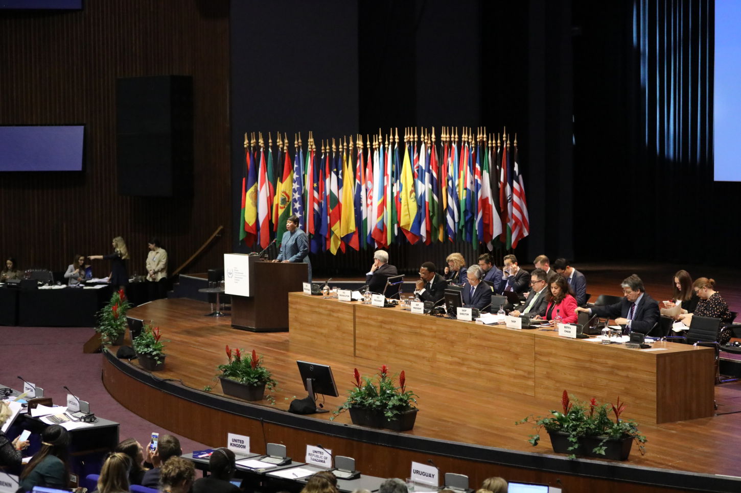 18ª sesión de la Asamblea de Estados Miembros de la Corte Penal Internacional (CPI) en La Haya en diciembre de 2019. (Imagen CPI vía Flickr).