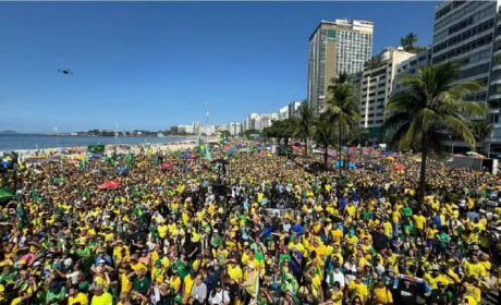 Protesta masiva en Copacabana: Brasil se moviliza por la democracia